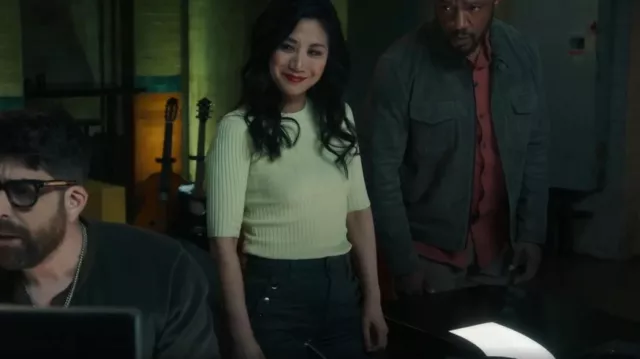 Joe's Jeans Georgia High Rise Stretch Coated Skinny Jeans worn by Melody 'Mel' Bayani (Liza Lapira) as seen in The Equalizer (S04E01)