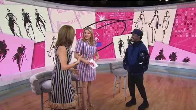 Larroudé Valerie Slingback Sandal worn by Jenna Bush Hager as seen in Today with Hoda & Jenna on February 19, 2024
