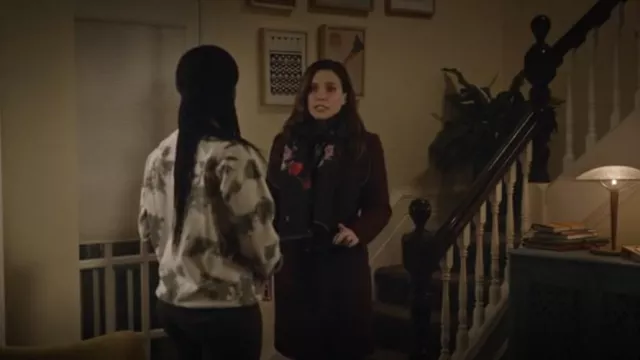 Dkny Wrap Wool Coat worn by Dr. Sam Griffith (Sophia Bush) as seen in Good Sam (S01E01)