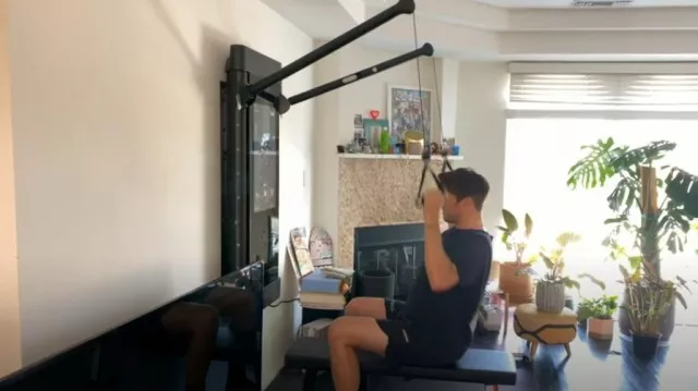 Tonal Intelligent Home Gym System used by Tom Schwartz as seen in Vanderpump Rules (S11E04)