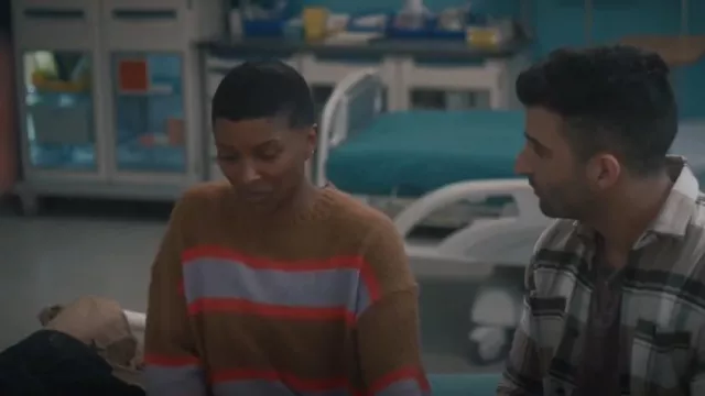 Allsaints Gi­ni Sweater worn by Nurse Donna Williams (Marium Carvell) as seen in Good Sam (S01E13)