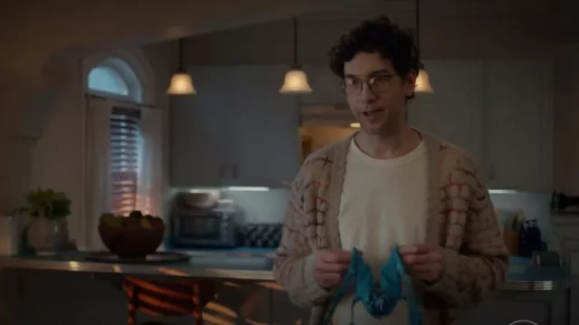 Corridor Raga Cardigan worn by Edward (Rick Glassman) as seen in Not Dead Yet (S02E03)