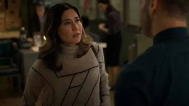 Rag & Bone Blend Sweater worn by Caroline (Christina Wren) as seen in Will Trent (S02E01)