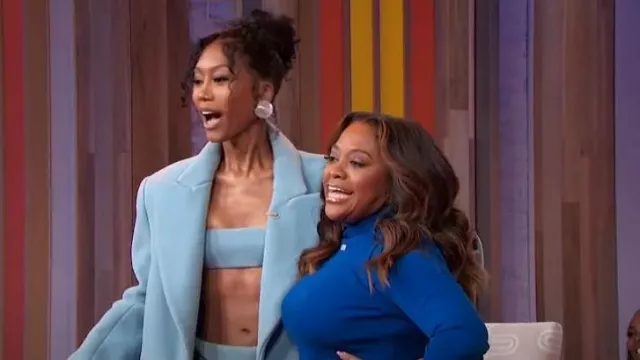 LaQuan Smith Bandeau worn by Muni Long as seen in Sherri on February 26, 2024