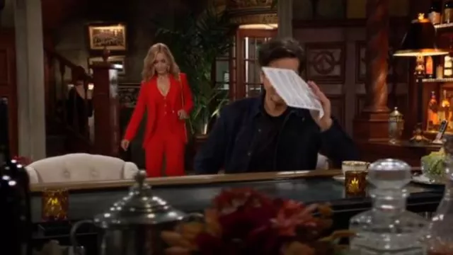 Karina Grimaldi Pythia Vest worn by  Lauren Fenmore  (Tracey E. Bregman) as seen in The Young and the Restless on February 21, 2024