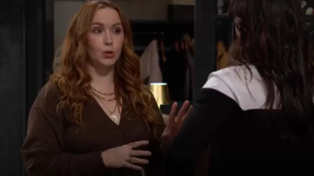 Astr The Label Mazzy Dress worn by  Mariah Copeland (Camryn Grimes) as seen in The Young and the Restless on February 24, 2024