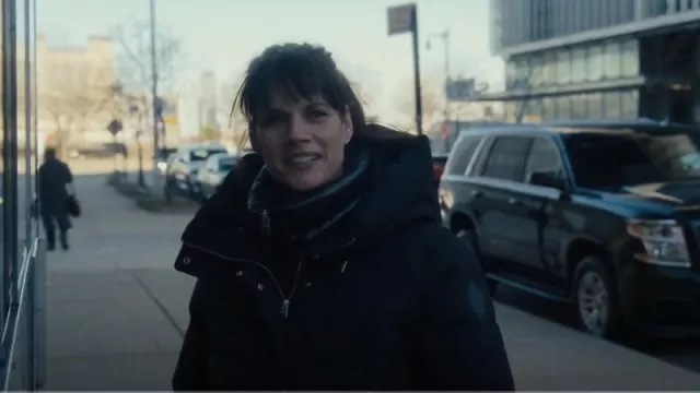 Mackage Nefi Down Puffer Jacket worn by Special Agent Maggie Bell (Missy Peregrym) as seen in FBI (S06E03)