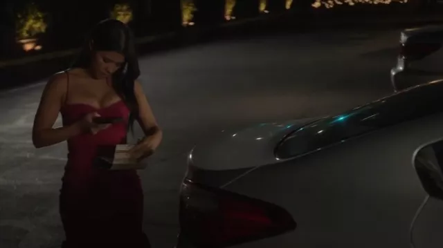 Katie May Soraya Ruffle Hem Mermaid Dress worn by Celina Juarez (Lisseth Chavez) as seen in The Rookie (S06E02)