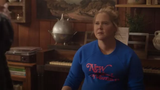 Prinkshop X Social Goods New York Woman Sweatshirt worn by Beth (Amy Schumer) as seen in Life & Beth (S02E10)