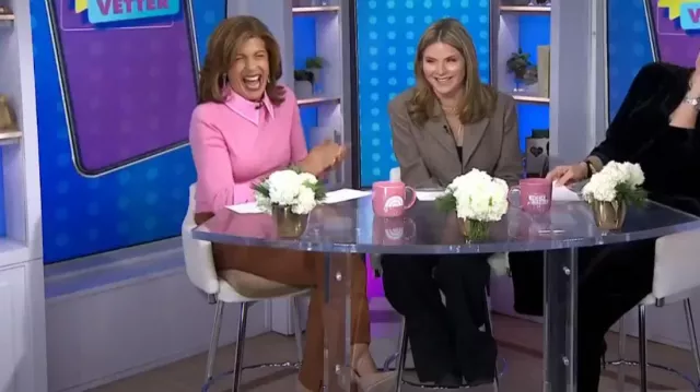 Veronica Beard Wyn­ter Lug Sole Mule worn by Jenna Bush Hager as seen in Today with Hoda & Jenna on March 1, 2024