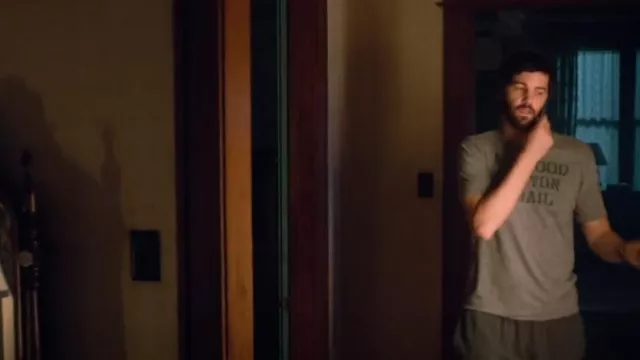 J.Crew Mercantile Canyon Trail Tee worn by Matthew Lisko (Jim Sturgess) as seen in Home Before Dark (S02E04)