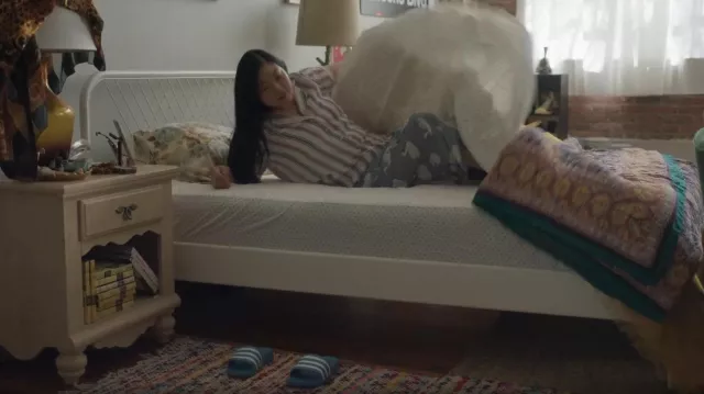 Adidas Adilette Slides worn by Nora (Awkwafina) as seen in Awkwafina is Nora From Queens (S02E01)