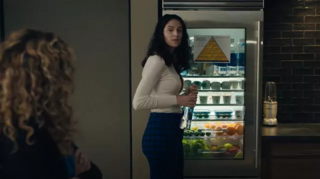 Pantalon évasé Maeve Mollie porté par Rian (Eva Victor) dans Billions (S06E05)