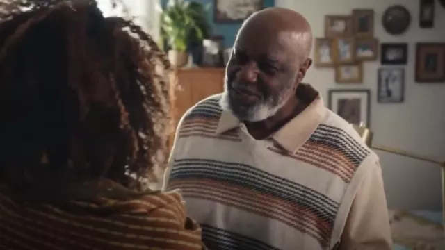 Essentials Mens Lambs Wool Sweater Vest usado por Benjamin 'Big Ben' Dante (Danny Johnson) como se ve en The Equalizer (T04E03)