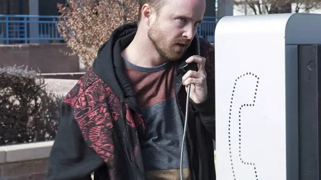 Le sweatshirt à capuche Headbanger de SRH porté par Jesse Pinkman (Aaron Paul) dans la série Breaking Bad (Saison 5 Episode 11)