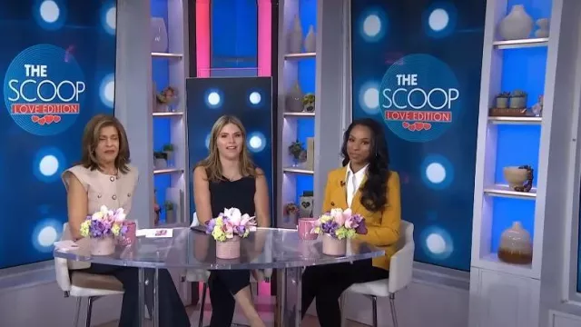 Chaqueta Veronica Beard Miller Dickey usada por Devyn Simone como se ve en Today with Hoda & Jenna el 4 de marzo de 2024