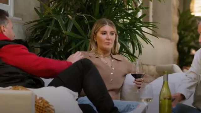 Jag Femme Ribbed Long Sleeve Polo worn by Lauren Dunn as seen in Married at First Sight (S11E22)