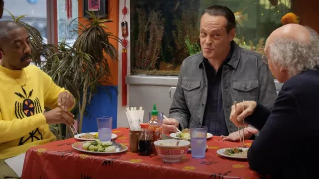 John Varvatos Andrew Jacket worn by Freddy Funkhouser (Vince Vaughn) as seen in Curb Your Enthusiasm (S12E05)