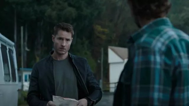 Allsaints Cora Leather Jacket, worn by Colter Shaw (Justin Hartley) as seen in Tracker (S01E03)