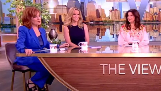 L'Agence Pi­lar Wide Leg Pants worn by Joy Behar as seen in The View on March 8, 2024
