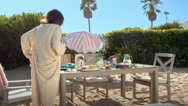 Free People Landry Fauxchet Cardi worn by Selena Gomez as seen in Selena + Chef (S04E03)