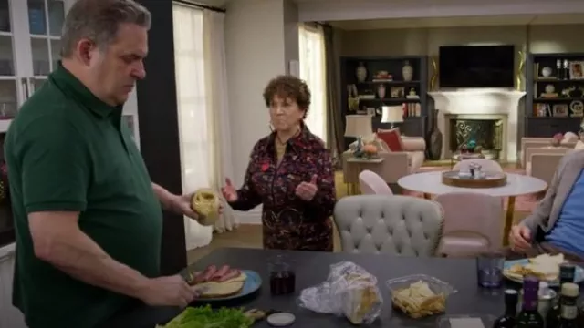 Polo de algodón Lacoste usado por Jeff Greene (Jeff Garlin) como se ve en Curb Your Enthusiasm (T12E06)