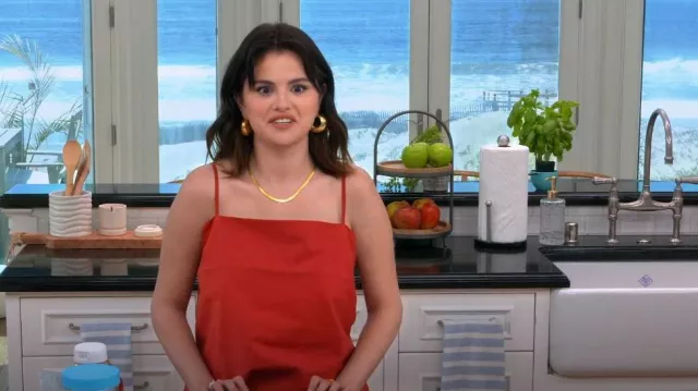 Bychari Kira Necklace worn by Selena Gomez as seen in Selena + Chef (S04E08)