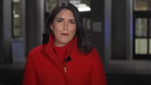 J. Crew Cocoon Coat In Italian Stadium-Cloth Wool Blend worn by Liz Kreutz as seen in Today on  March 12, 2024