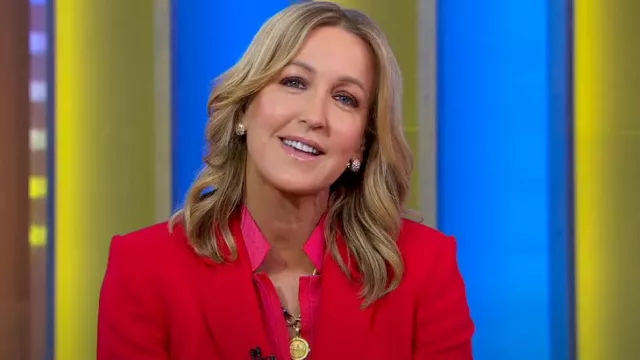 A.L.C. Hendrick Blazer worn by Lara Spencer as seen in Good Morning ...