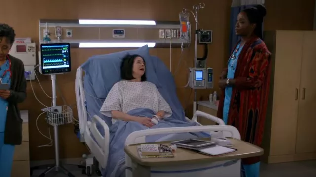 Joie Atya Wool Cardigan worn by Abishola (Folake Olowofoyeku) as seen in Bob Hearts Abishola (S05E05)