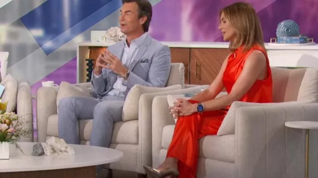 Nanushka Mil­lo Pants worn by Natalie Morales as seen in The Talk on March 13, 2024