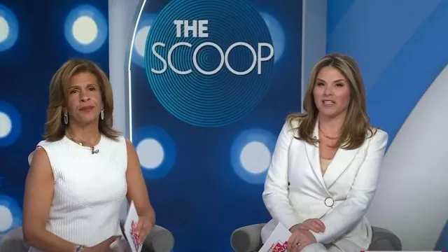 Veronica Beard Charlize Dickey Jacket worn by Jenna Bush Hager as seen in Today with Hoda & Jenna on March 14, 2024