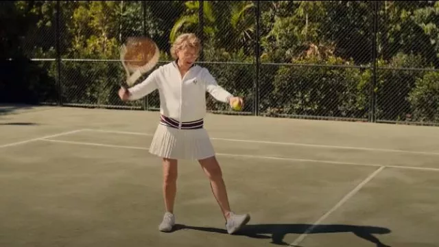 Tory Burch Pleated Mini Tennis Skirt worn by Joy Delaney (Annette Bening)  as seen in Apples Never Fall (S01E01)