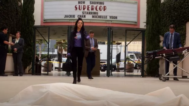 Dkny Grayson Wedge Sneakers worn by Ella Lopez (Aimee Garcia) as seen in Lucifer (S05E02)