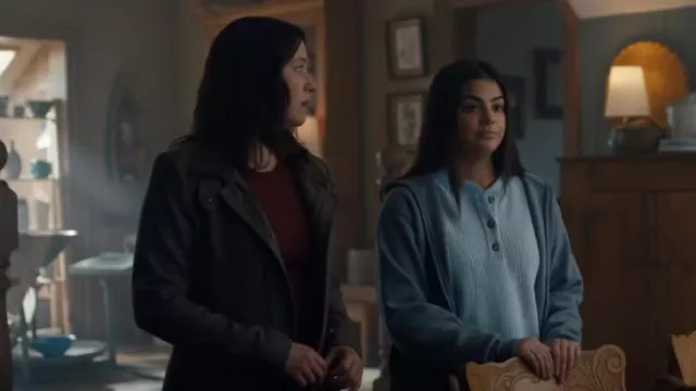 Veste Schöffel Loden portée par Kat Landry (Chyler Leigh) dans The Way Home (S02E07)