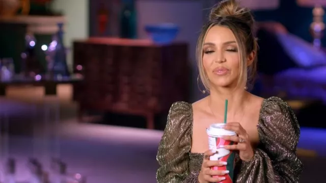 Nookie Glam­orous Alche­my Dress worn by Scheana Shay as seen in Vanderpump Rules (S11E08)