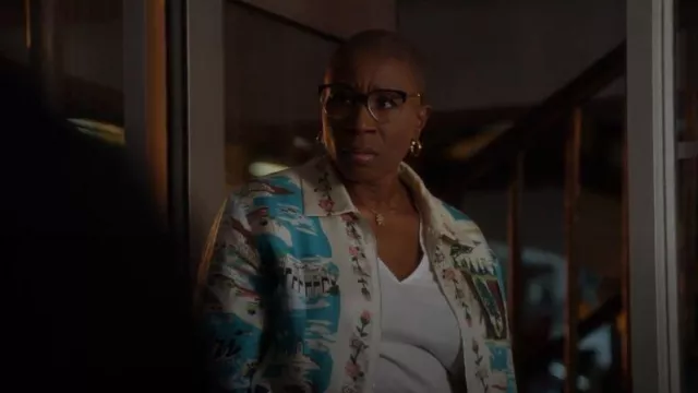 Amiri Hawaiian Jacket worn by Henrietta 'Hen' Wilson (Aisha Hinds) as seen in 9-1-1 (S07E02)