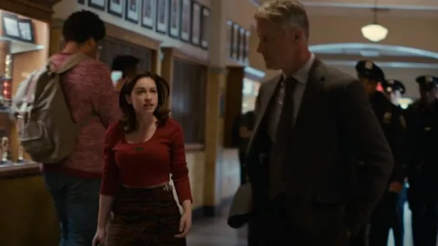 Lazy Oaf Lit­tle Heart Top worn by Anna Delaney (Sydney Meyer) as seen in Grand Army (S01E05)
