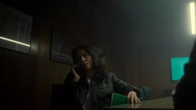 J Crew Field Jack­et worn by Frida Rask (Leanne Best) as seen in Young Wallander (S01E01)