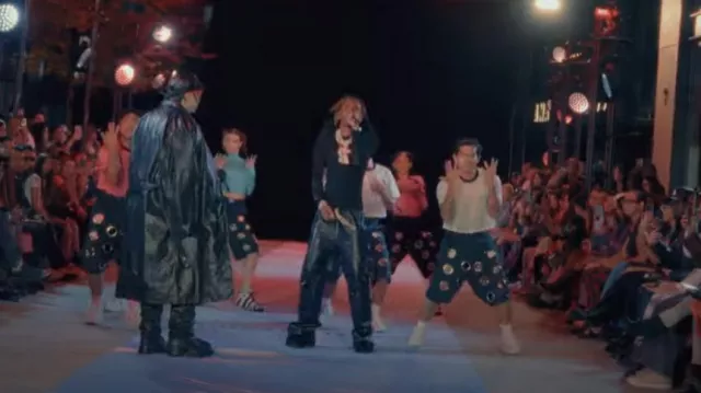 Rick Owens Black Tec Long Sleeve T Shirt worn by Rich the Kid in Rich ...