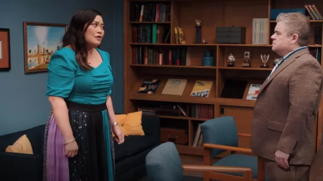 Kate Spade New York worn by Mary Wagner (Mary Sohn) as seen in A.P. Bio (S04E06)