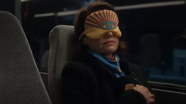 Free People El Cosmico Eye Mask worn by Grace Gordon Greene (Carla Gugino) as seen in The Girls on the Bus (S01E03)