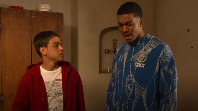 Hurley Rise & Jame Full Zip Hooodie porté par Ruby Martinez (Jason Genao) comme on le voit dans On My Block (S04E06)