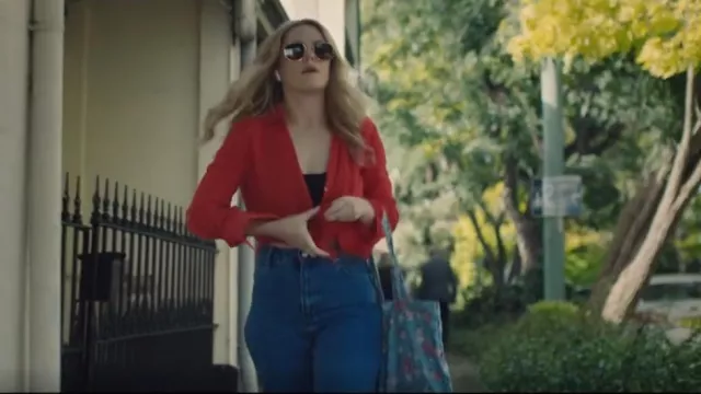 Cath Kidston Summer Floral Perfect Shopper Bag worn by Ashley (Harriet Dyer) as seen in Colin from Accounts (S01E01)