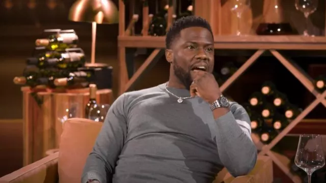 Thom Brown Merino Wool Pullover worn by Kevin Hart as seen in Hart to Heart (S02E01)