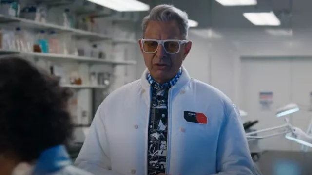 Prada Synthetic Padded Nylon Coat worn by Tunnel (Jeff Goldblum) as seen in Search Party (S05E05)