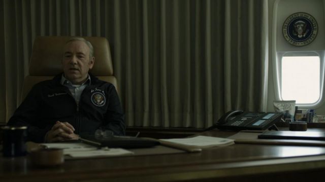 The chips Cabo of Frank Underwood (Kevin Spacey) in House of Cards