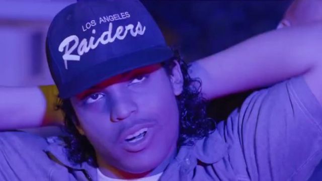 The Los Angeles Raiders cap worn by Ice Cube (O'Shea Jackson Jr