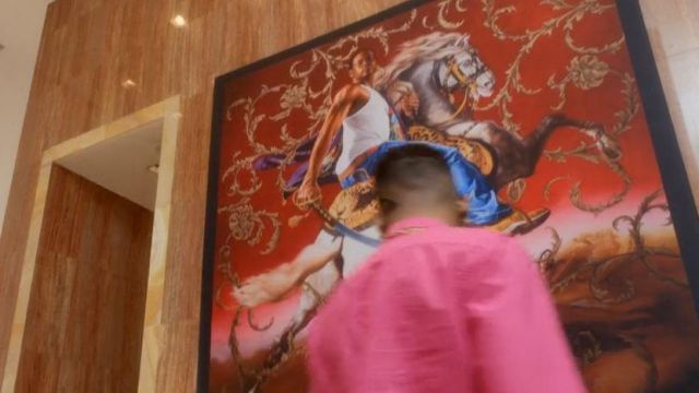 Le tableau "Officer of the Hussars" de Kehinde Wiley dans Empire
