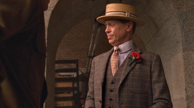 Nucky Thomson (Steve Buscemi) Check Suit in Boardwalk Empire
